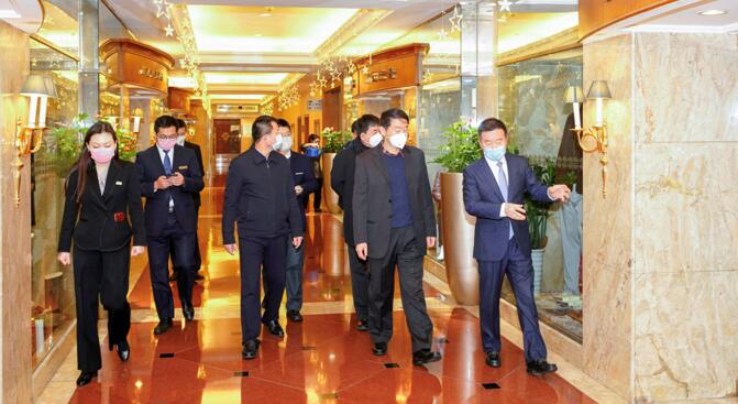 集团党委书记、董事长任丁一行 赴锦江宾馆督导检查疫情防控工作